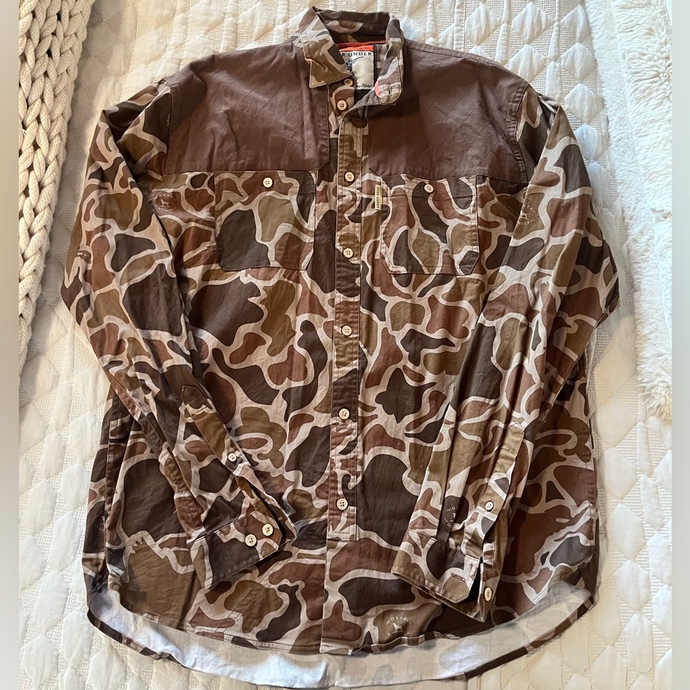 Over Under | Men's Camouflage Button-Up Shirt Long Sleeve - Picture 1 of 5
